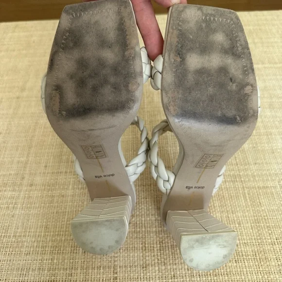Dolce Vita Paily braided sandals size 9.5 in Ivory - Picture 3 of 4